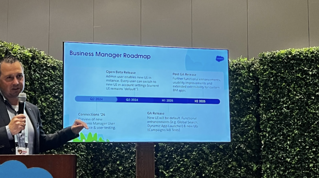 Business Manager Roadmap